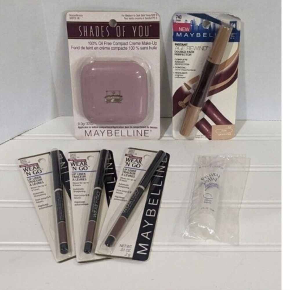 Maybelline Vintage Make Up Lot Shades of You Dark Age Rewind Jelly Discontinued